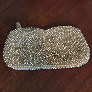 Vintage Pearl Beaded Clutch Exclusively Made for La Regale Japan